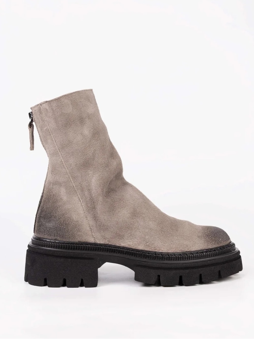 MÍMMÚ Women’s Giselle Taupe Suede Ankle Boots Brand New!